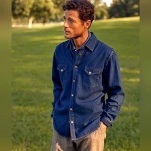 Billy Reid Shoals Denim large